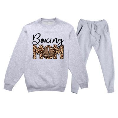 Sports Mom Bundle Boxing Premium Crewneck Sweatsuit Set