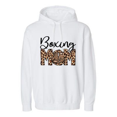 Sports Mom Bundle Boxing Garment-Dyed Fleece Hoodie