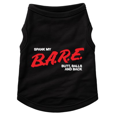 Spank My Bare Butt Balls And Back Doggie Tank