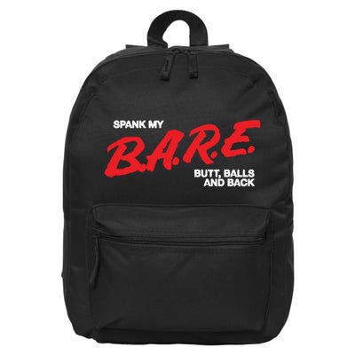 Spank My Bare Butt Balls And Back 16 in Basic Backpack