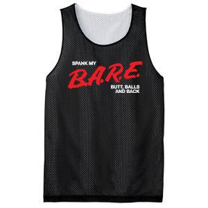 Spank My Bare Butt Balls And Back Mesh Reversible Basketball Jersey Tank