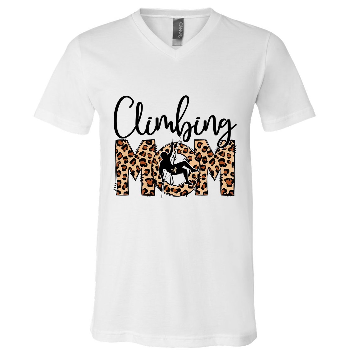 Sports Mom Bundle Climbing V-Neck T-Shirt