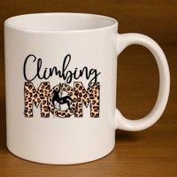 Sports Mom Bundle Climbing 11oz C Handle Ceramic Mug