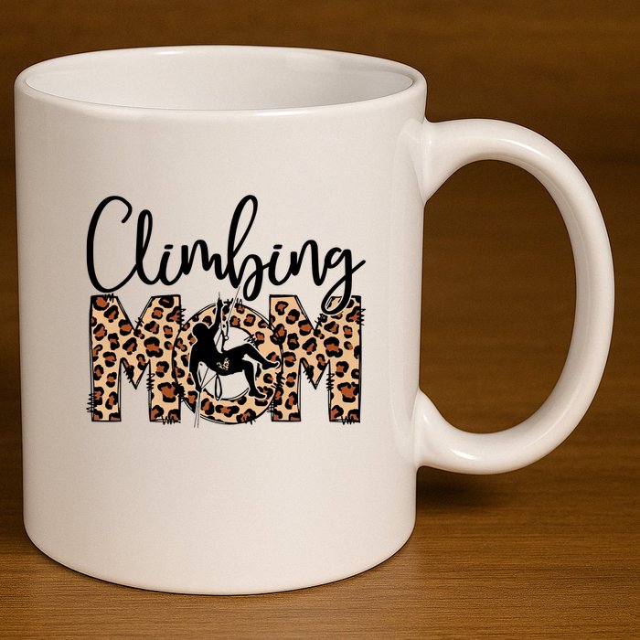 Sports Mom Bundle Climbing 11oz C Handle Ceramic Mug