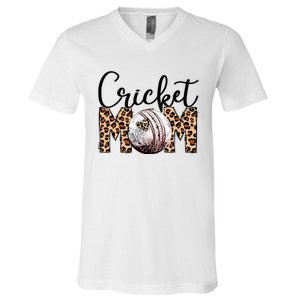 Sports Mom Bundle Cricket V-Neck T-Shirt