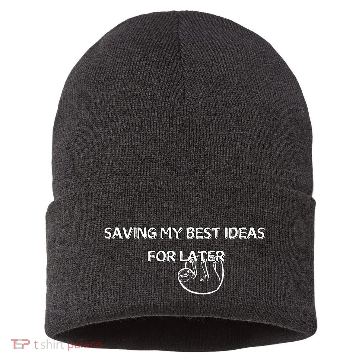 Saving My Best Ideas For Later Sustainable Knit Beanie