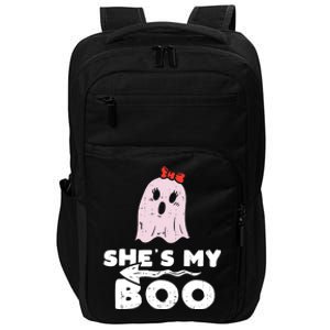 Shes My Boo Cute Matching Couple Halloween Costume Boyfriend Impact Tech Backpack