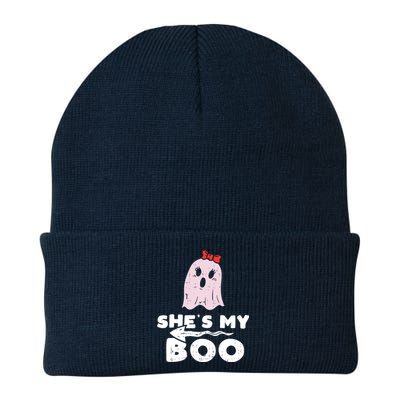 Shes My Boo Cute Matching Couple Halloween Costume Boyfriend Knit Cap Winter Beanie