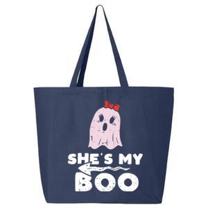 Shes My Boo Cute Matching Couple Halloween Costume Boyfriend 25L Jumbo Tote