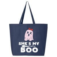 Shes My Boo Cute Matching Couple Halloween Costume Boyfriend 25L Jumbo Tote