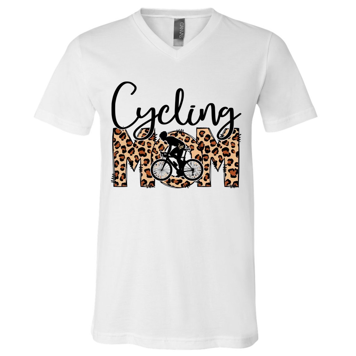 Sports Mom Bundle Cycling V-Neck T-Shirt