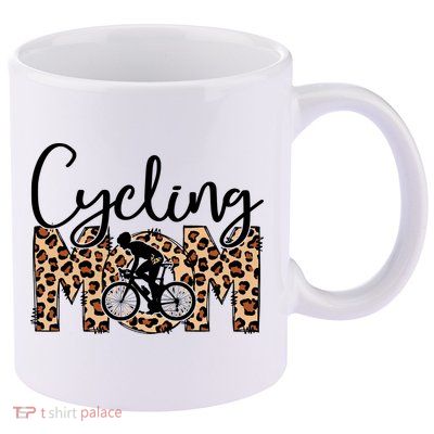 Sports Mom Bundle Cycling 11oz C Handle Ceramic Mug