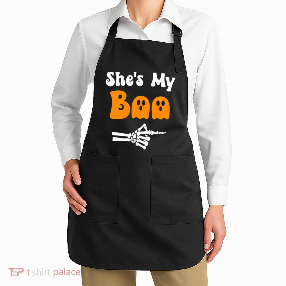 SheS My Boo Matching Halloween Pajama Couples SheS My Boo Apron