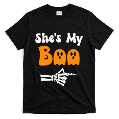 SheS My Boo Matching Halloween Pajama Couples SheS My Boo T-Shirt