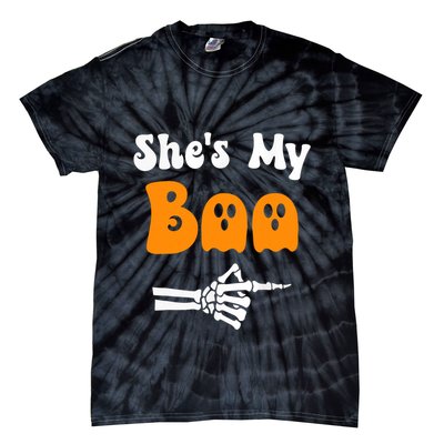 SheS My Boo Matching Halloween Pajama Couples SheS My Boo Tie-Dye T-Shirt