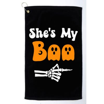 SheS My Boo Matching Halloween Pajama Couples SheS My Boo Golf Towel