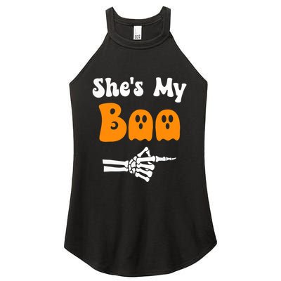 SheS My Boo Matching Halloween Pajama Couples SheS My Boo Women's Perfect Tri Rocker Tank