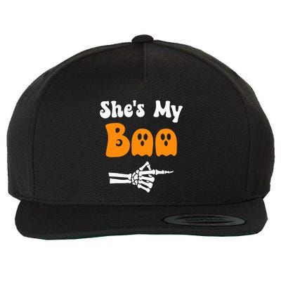 SheS My Boo Matching Halloween Pajama Couples SheS My Boo Wool Snapback Cap