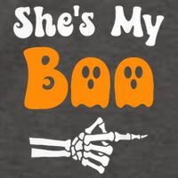 SheS My Boo Matching Halloween Pajama Couples SheS My Boo Vector Backpack