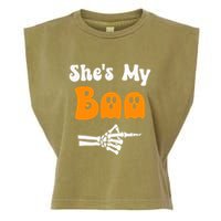 SheS My Boo Matching Halloween Pajama Couples SheS My Boo Garment-Dyed Women's Muscle Tee