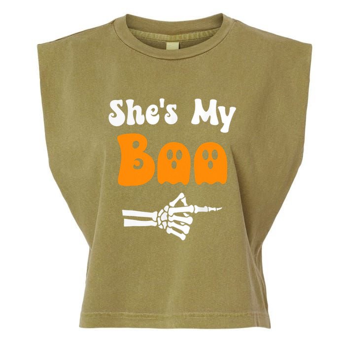 SheS My Boo Matching Halloween Pajama Couples SheS My Boo Garment-Dyed Women's Muscle Tee