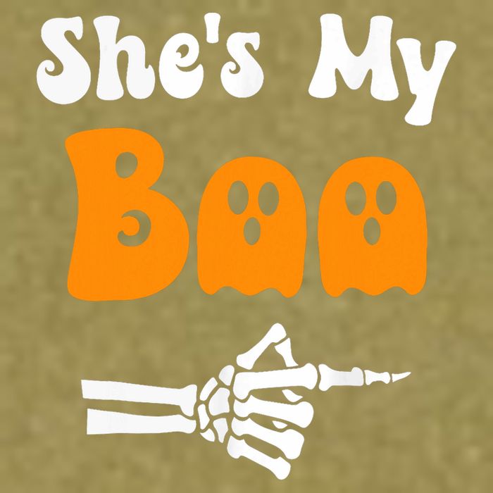 SheS My Boo Matching Halloween Pajama Couples SheS My Boo Garment-Dyed Women's Muscle Tee