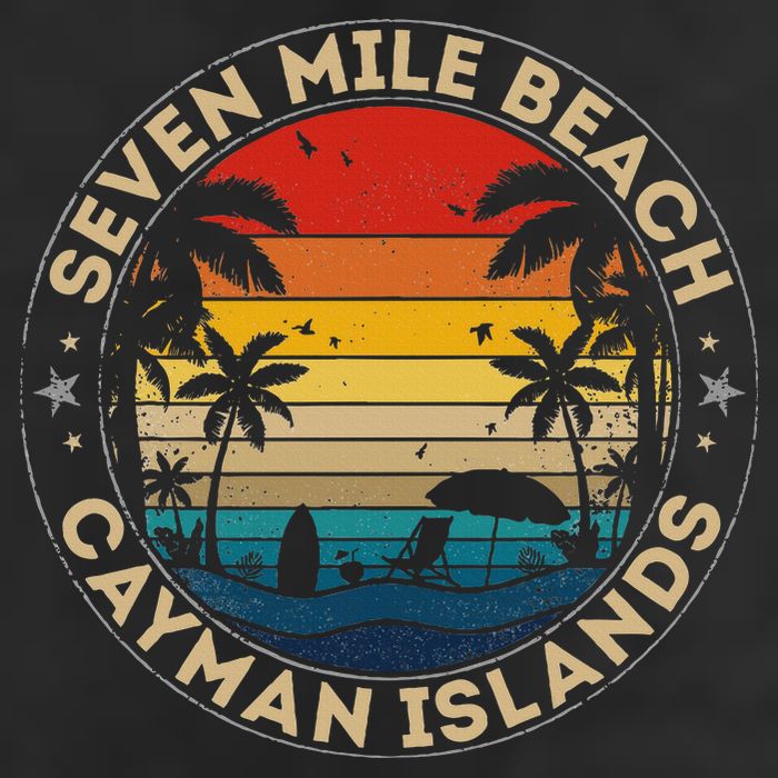 Seven Mile Beach Souvenir Cayman Islands Reminder Cool Comfort Performance Bucket Hat