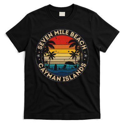 Seven Mile Beach Souvenir Cayman Islands Reminder T-Shirt