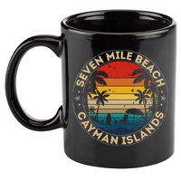 Seven Mile Beach Souvenir Cayman Islands Reminder 11oz C Handle Ceramic Mug