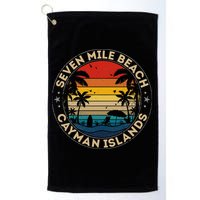 Seven Mile Beach Souvenir Cayman Islands Reminder Golf Towel