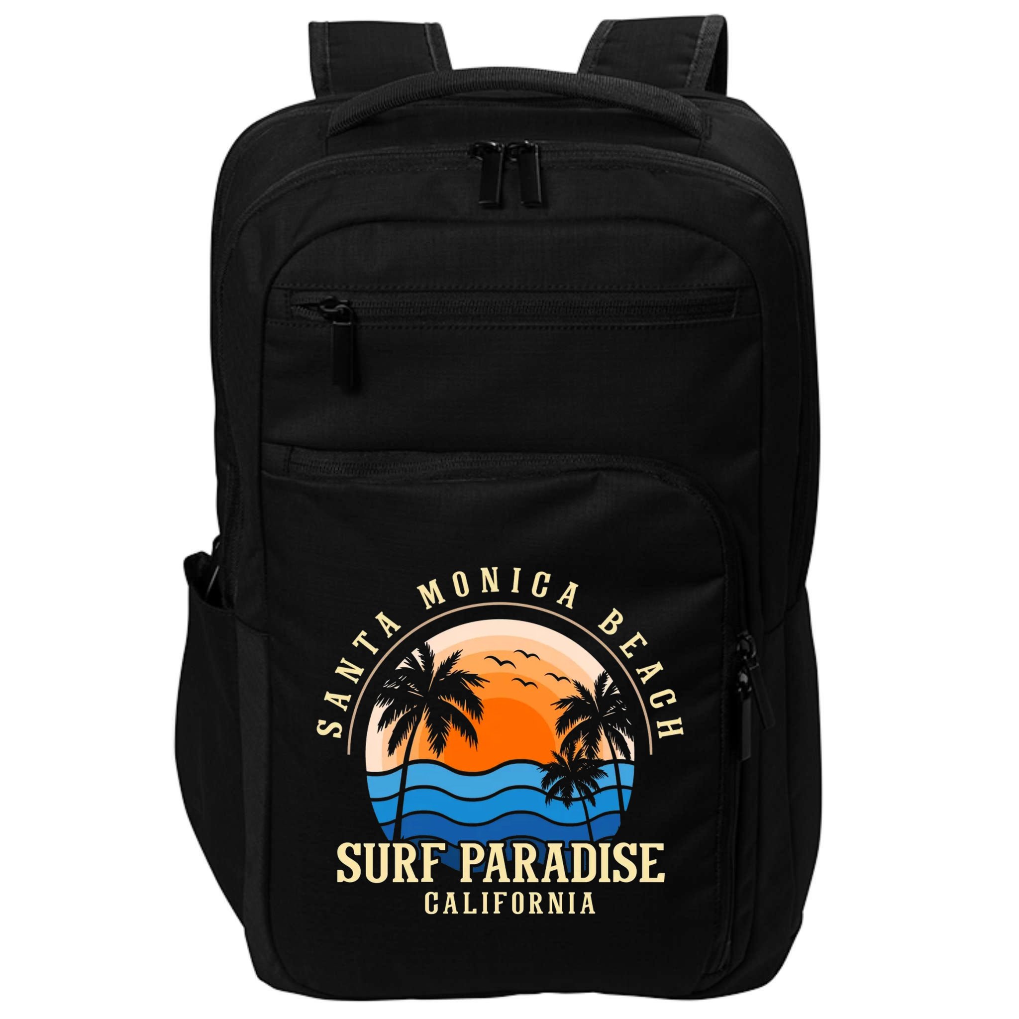 Santa Monica Beach California Impact Tech Backpack