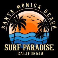 Santa Monica Beach California Impact Tech Backpack