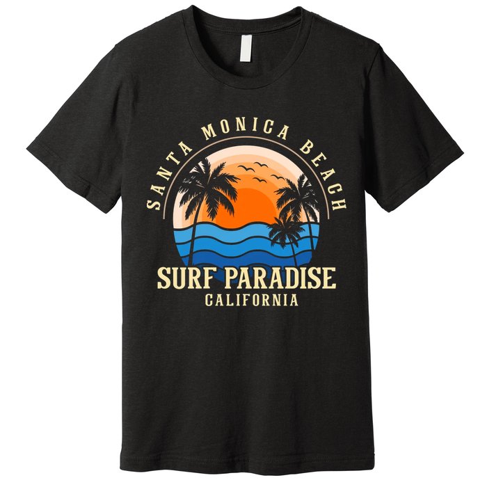 Santa Monica Beach California Premium T-Shirt