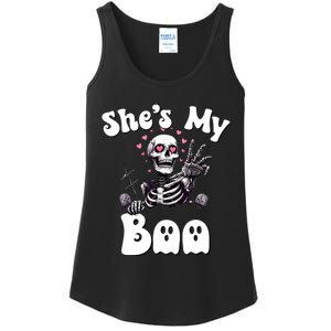 SheS My Boo Matching Halloween Pajama Couples HeS My Boo Ladies Essential Tank