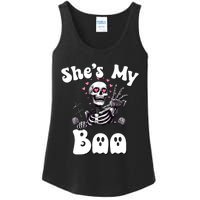 SheS My Boo Matching Halloween Pajama Couples HeS My Boo Ladies Essential Tank