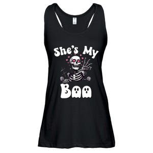 SheS My Boo Matching Halloween Pajama Couples HeS My Boo Ladies Essential Flowy Tank