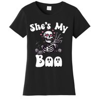 SheS My Boo Matching Halloween Pajama Couples HeS My Boo Women's T-Shirt