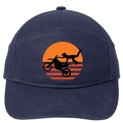 Supercross Motocross Brap Dirt Bike Rider Tee 7-Panel Snapback Hat