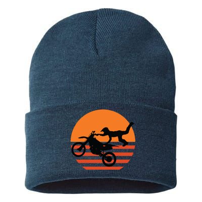 Supercross Motocross Brap Dirt Bike Rider Tee Sustainable Knit Beanie