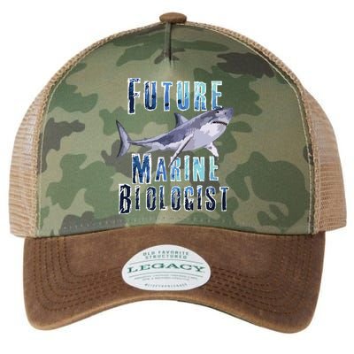 Shark Marine Biology Future Biologist Science Premium Legacy Tie Dye Trucker Hat