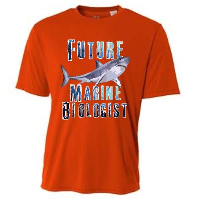 Shark Marine Biology Future Biologist Science Premium Cooling Performance Crew T-Shirt