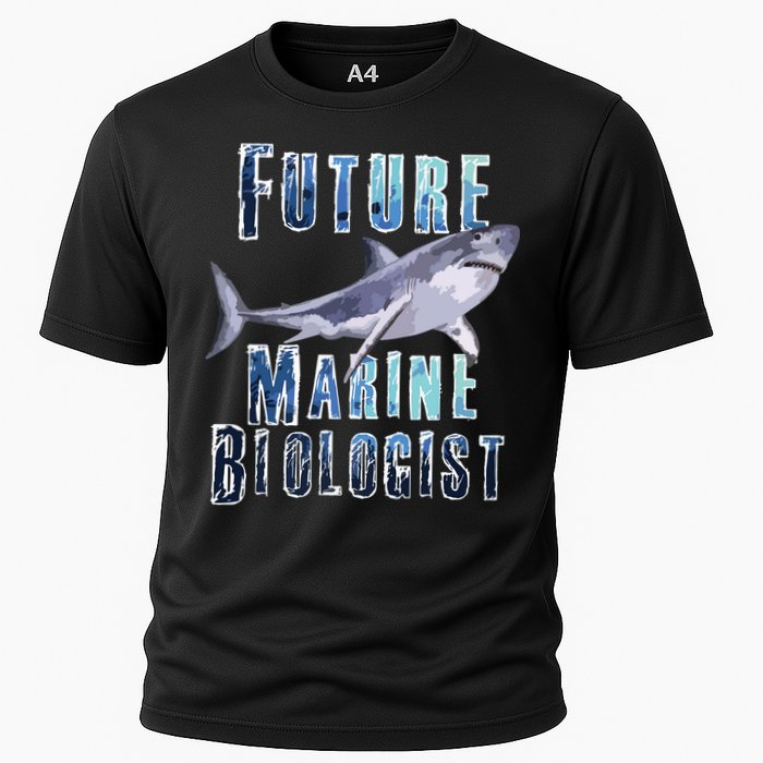 Shark Marine Biology Future Biologist Science Premium Cooling Performance Crew T-Shirt