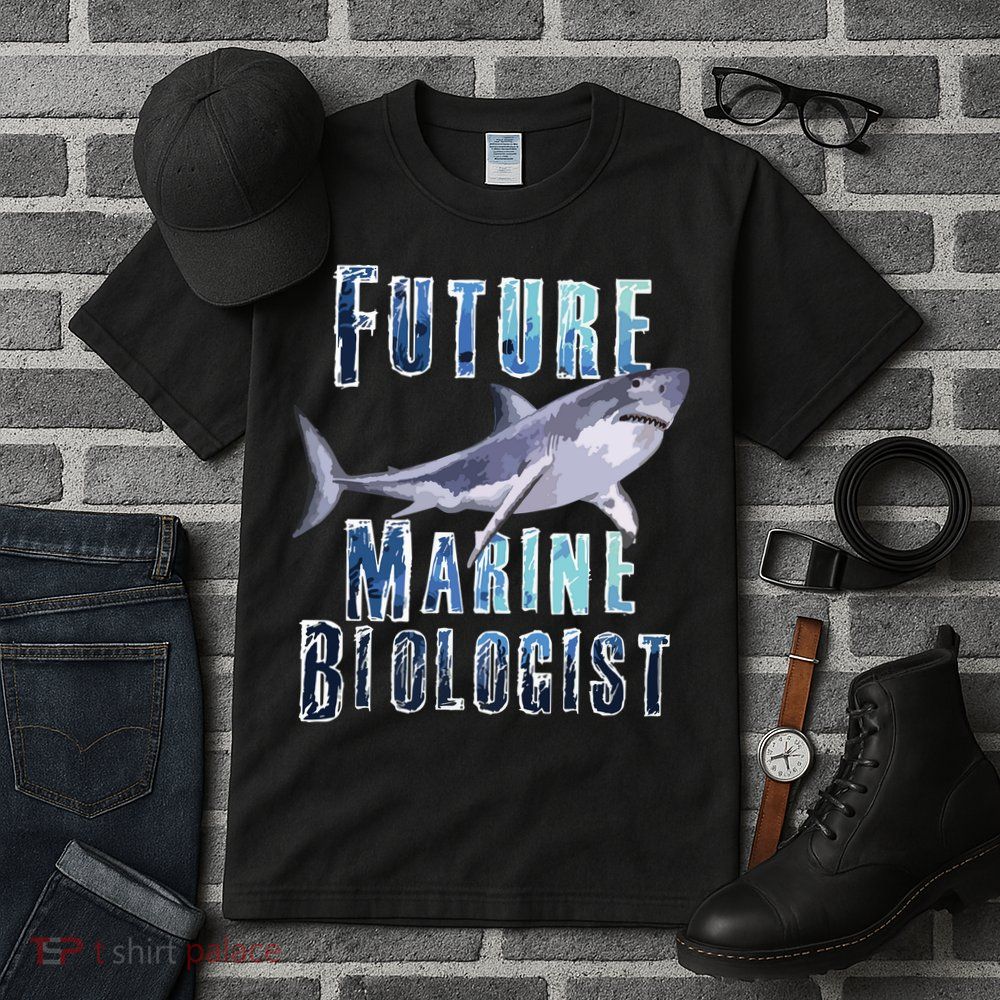 Shark Marine Biology Future Biologist Science Premium Tall T-Shirt