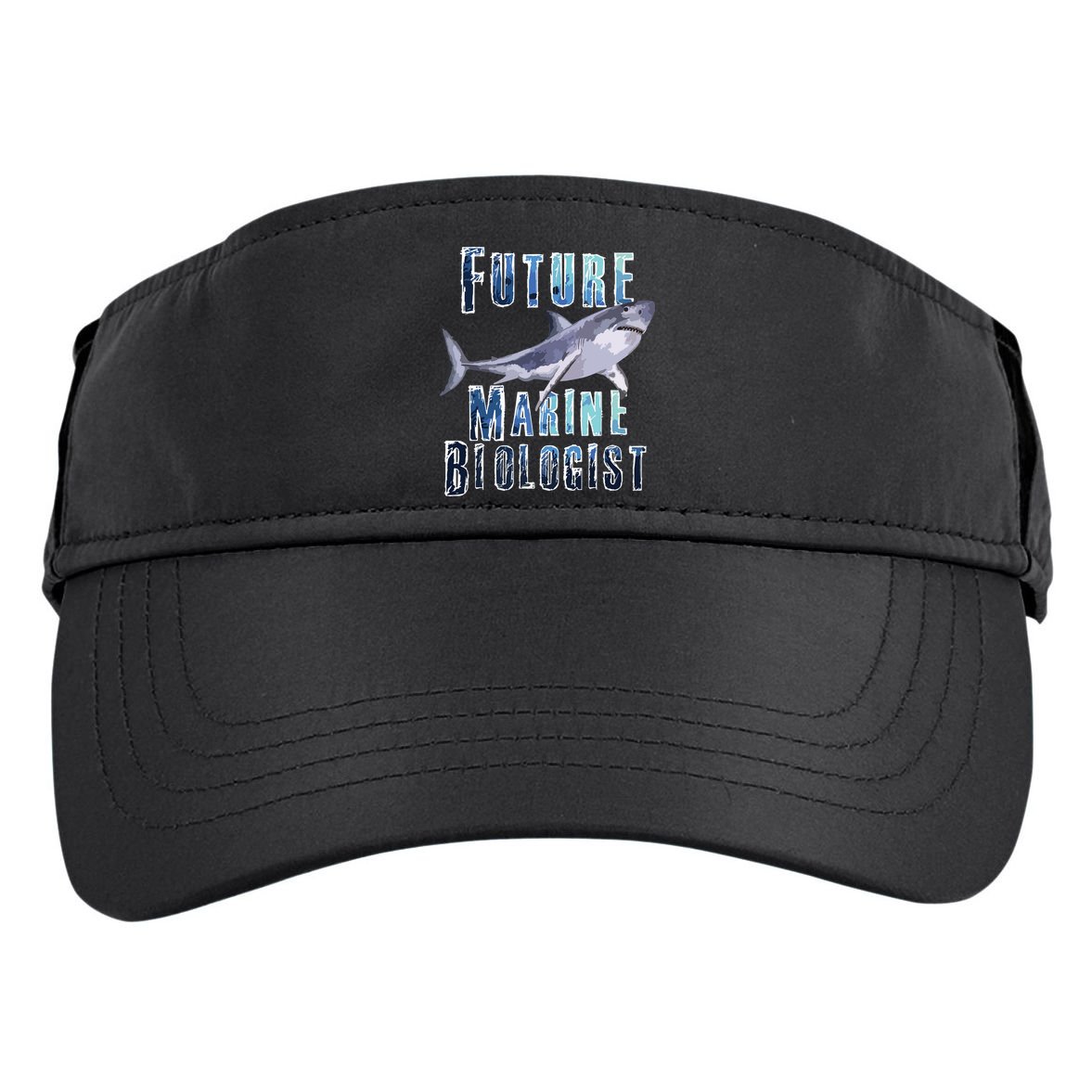 Shark Marine Biology Future Biologist Science Premium Adult Drive Performance Visor