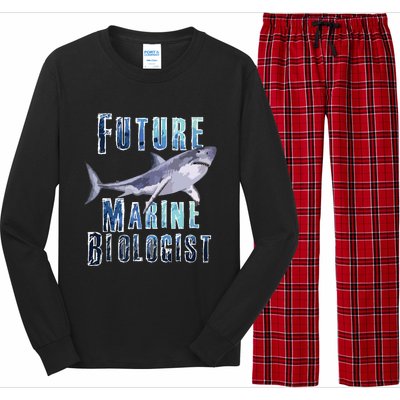 Shark Marine Biology Future Biologist Science Premium Long Sleeve Pajama Set