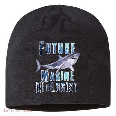 Shark Marine Biology Future Biologist Science Premium Sustainable Beanie