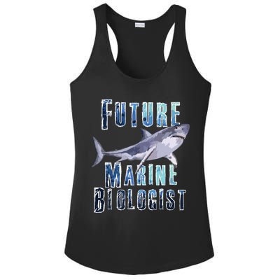 Shark Marine Biology Future Biologist Science Premium Ladies PosiCharge Competitor Racerback Tank