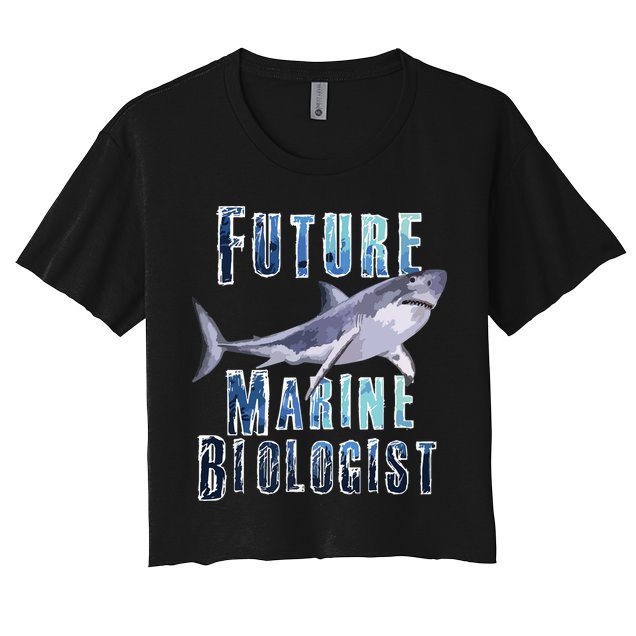 Shark Marine Biology Future Biologist Science Premium Crop Top