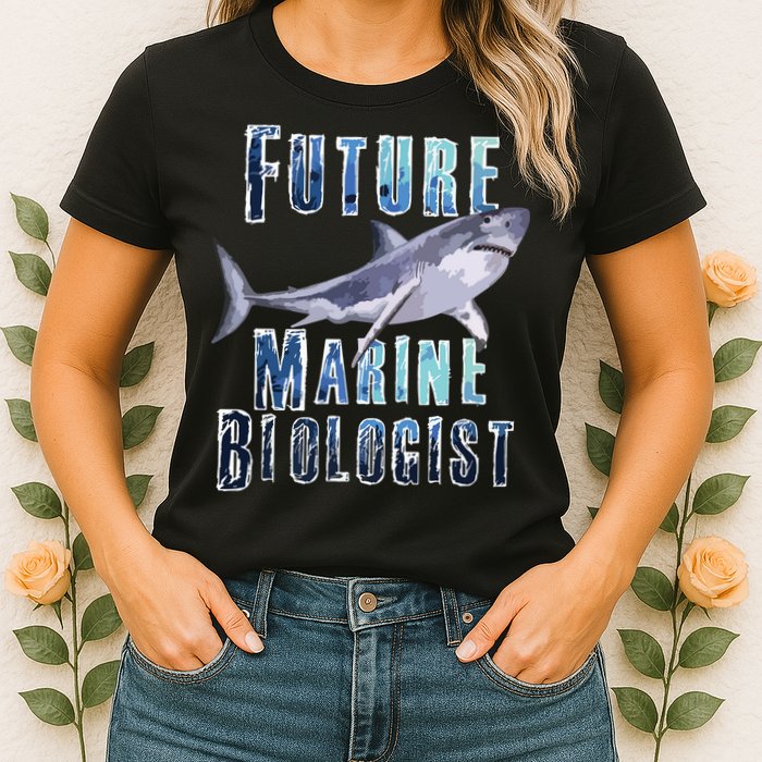 Shark Marine Biology Future Biologist Science Premium Womens T-Shirt