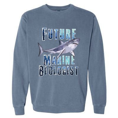 Shark Marine Biology Future Biologist Science Premium Garment-Dyed Sweatshirt